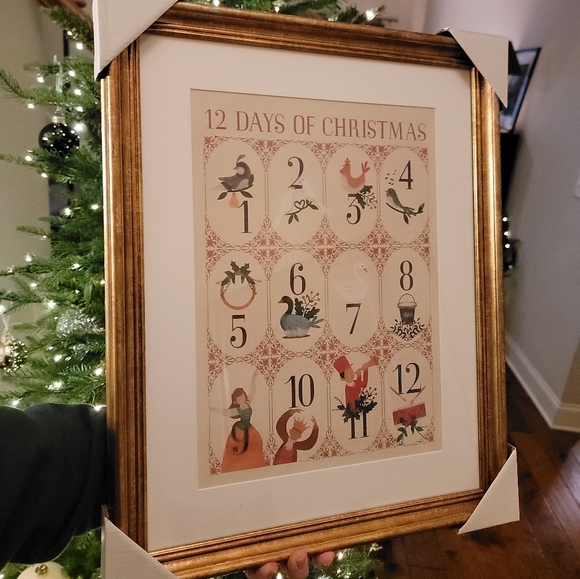 Last day! Studio Mcgee 12 days of Christmas Art Framed Threshold 16x20 2024 - Picture 2 of 7